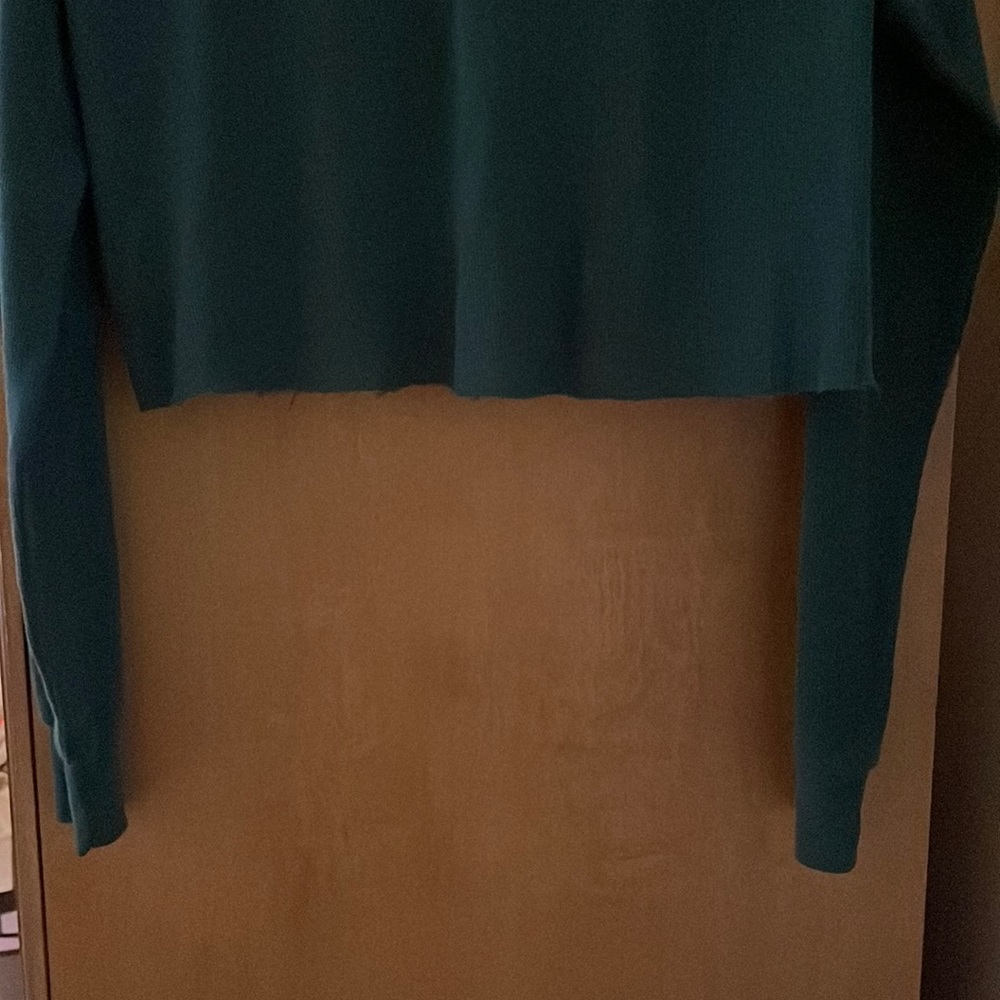 Urban Outfitters - dark green cropped sweater - Picture 4 of 4
